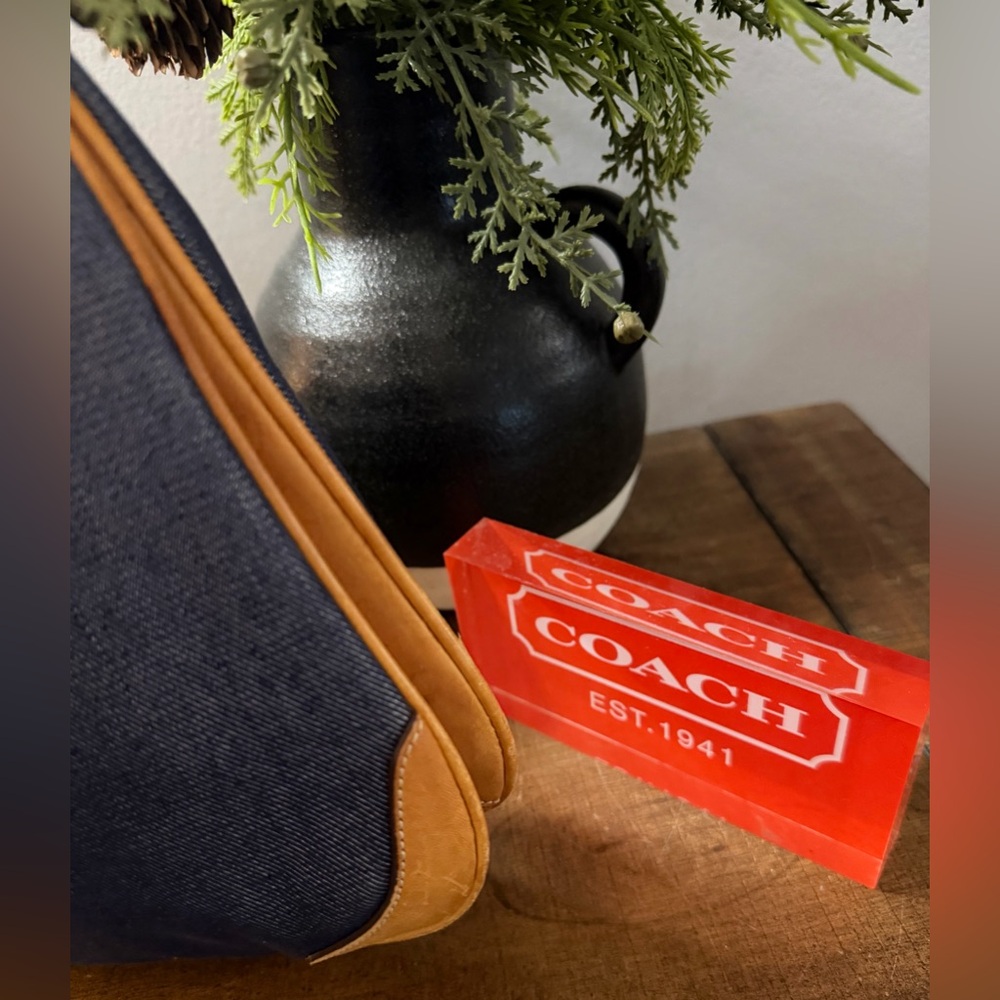 Coach Y2K Denim Hampton Shoulder Bag - Picture 4 of 15